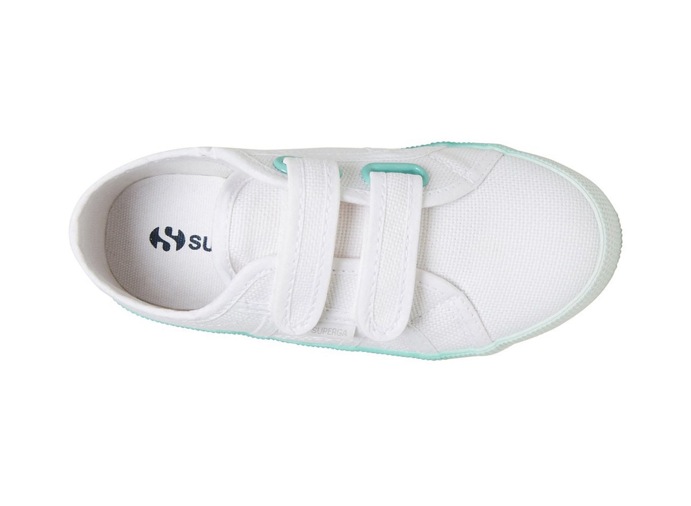 Tenis Infantil Branco - Superga 2750 Cotbumperstrapgradientj - FTSJQ-3957